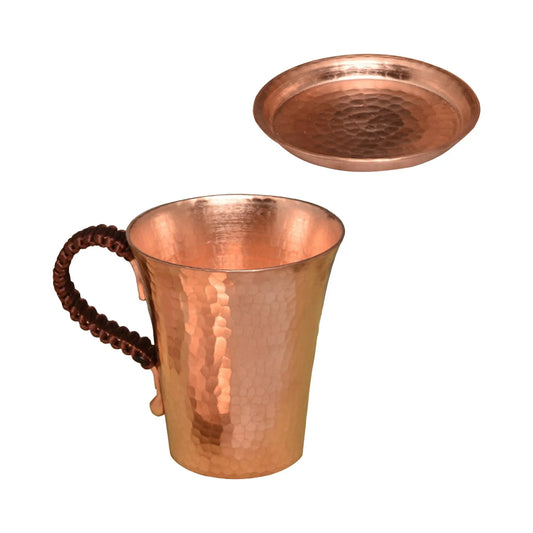 S Mug Copper Cup 350Ml 12Oz with Lid Bar Accessories Mugs Copper Mug for Party Gatherings Wedding Holiday