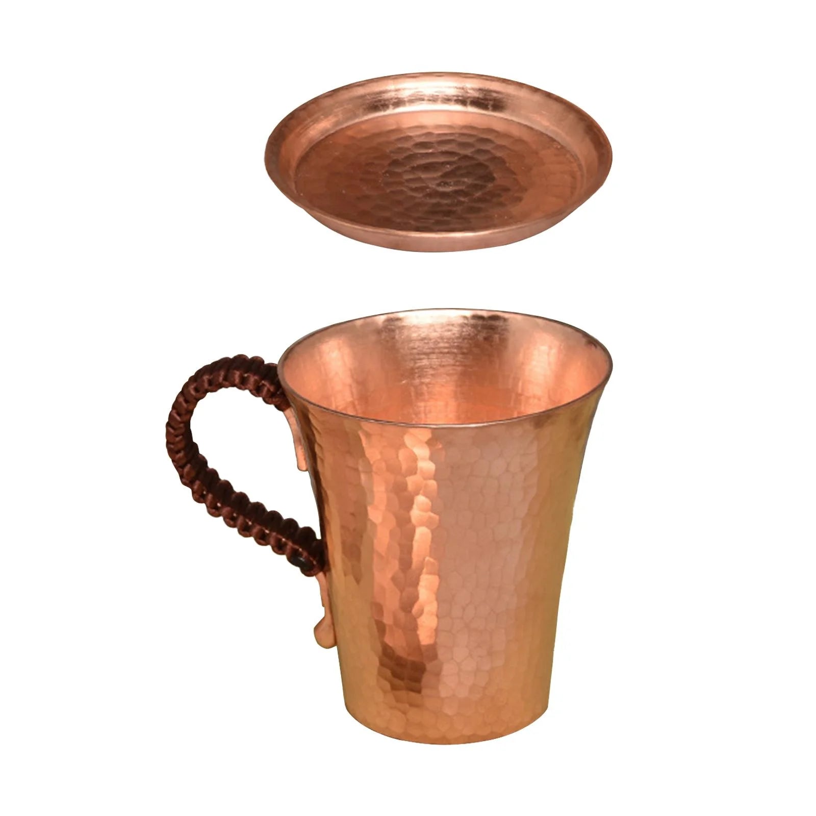 S Mug Copper Cup 350Ml 12Oz with Lid Bar Accessories Mugs Copper Mug for Party Gatherings Wedding Holiday