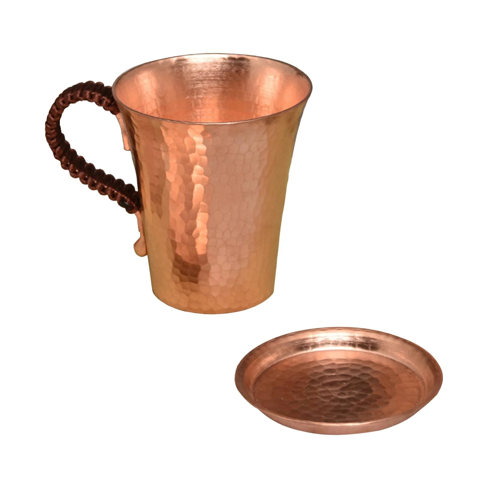 S Mug Copper Cup 350Ml 12Oz with Lid Bar Accessories Mugs Copper Mug for Party Gatherings Wedding Holiday